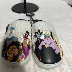 Disney Ground Up Villain Slippers Size 7/8
